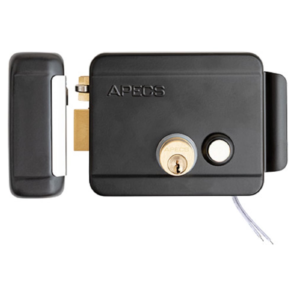 Изображение товара Электромеханический накладной замок APECS ERL-2369-BLM-L 12В для надежной защиты дверей