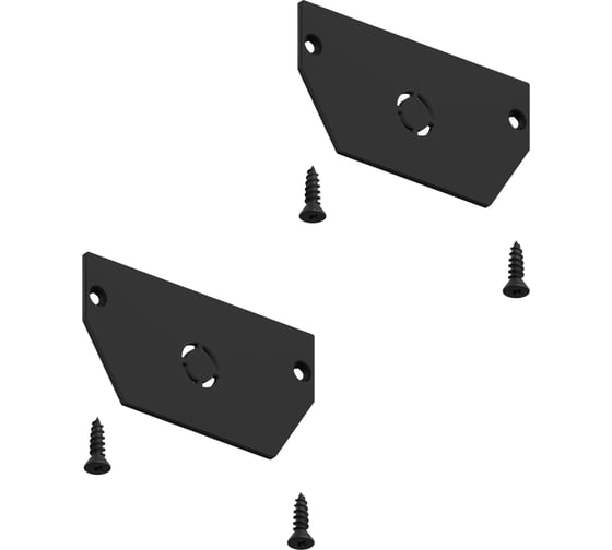 Изображение товара Заглушка торцевая Hesby Lighting для закладного профиля под шинопровод для натяжного потолка (2 шт.) Skylite HSBL_0194