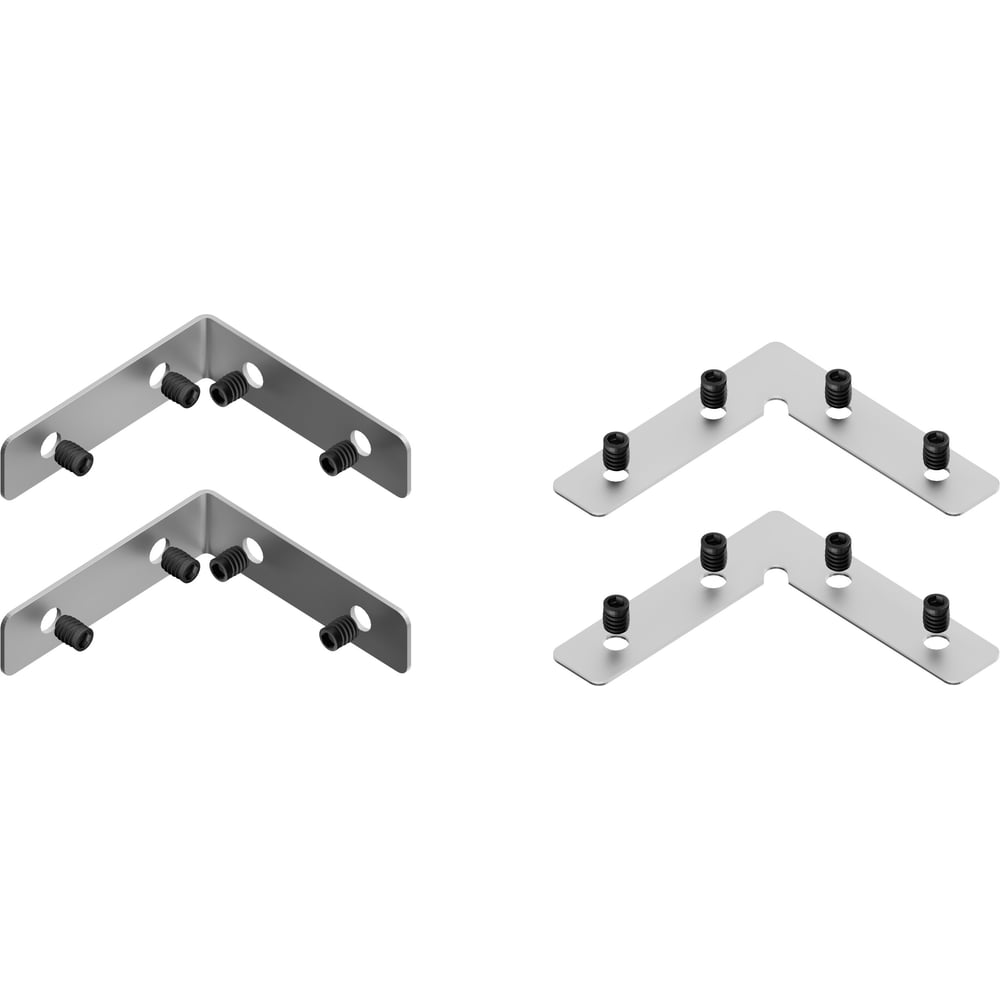Изображение товара Комплект угловых соединителей Hesby Lighting для шинопровода под натяжной потолок