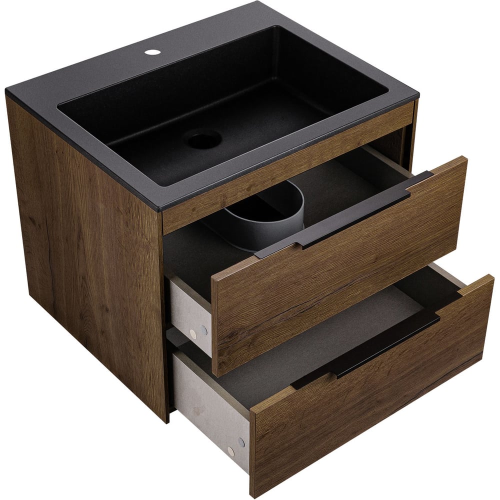 Изображение товара База под раковину VINCEA Chiara 2D 600 с 2 ящиками soft-close