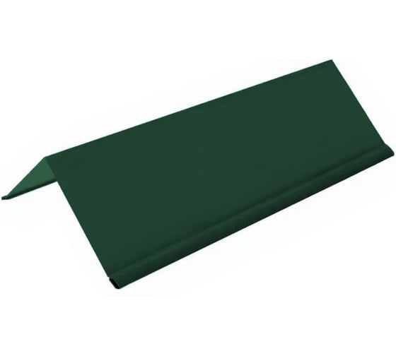 Изображение товара Конек с каплей МЕТАЛЛИК И КО 150x2000, оцинкованная сталь 0.40, RAL 6005, в пленке О0000051321