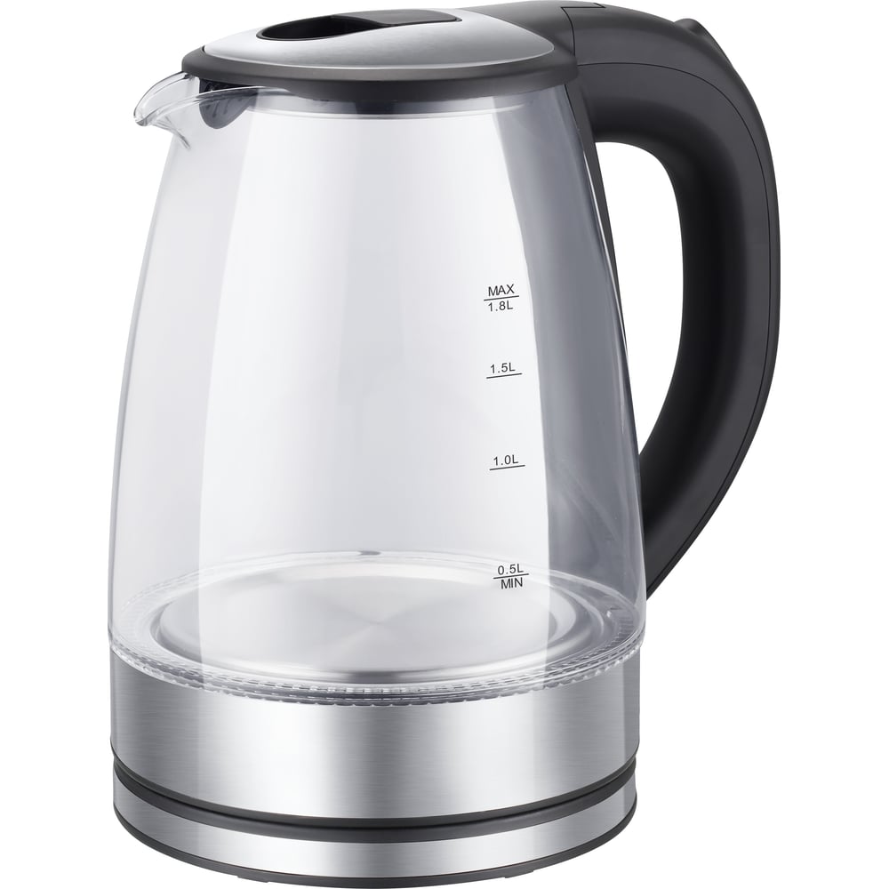 Изображение товара Электрический стеклянный чайник с подсветкой 1800W 1.8 л HOTT HT-EKG05