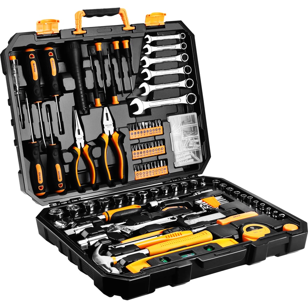 Изображение товара Набор инструментов DEKO DKMT208-1 (208 шт.) для дома