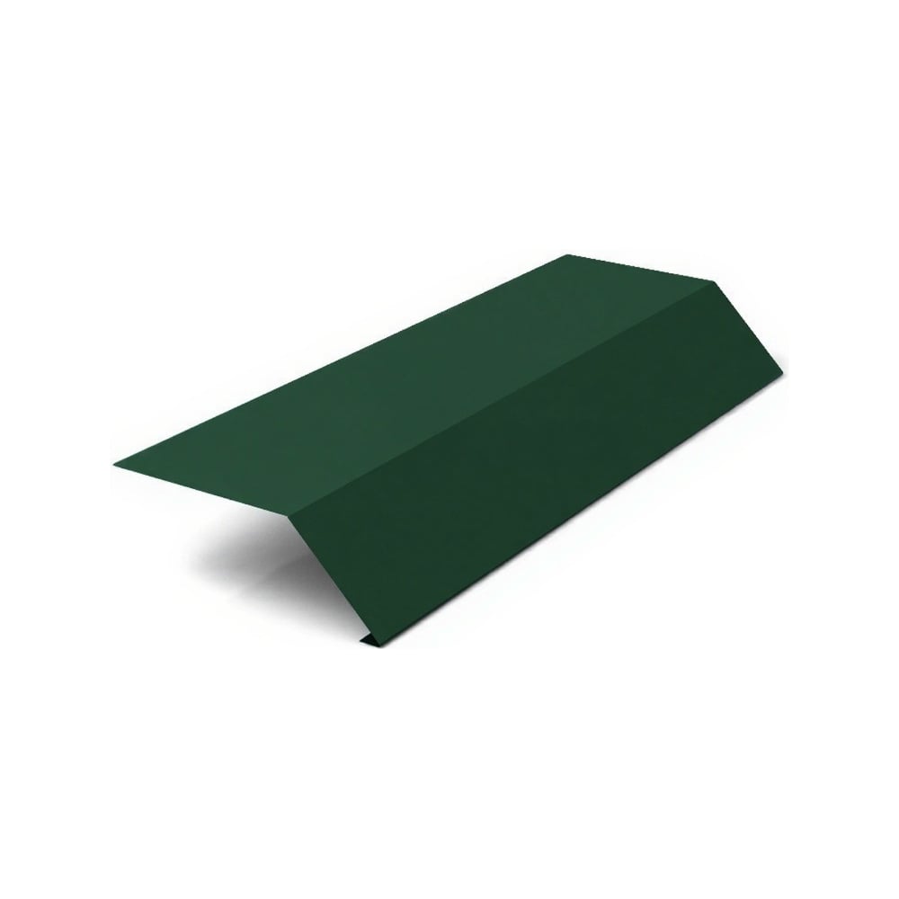 Изображение товара Планка карнизная МЕТАЛЛИК И КО 65x100x2000 оцинкованная с покрытием полиэстер RAL 6005