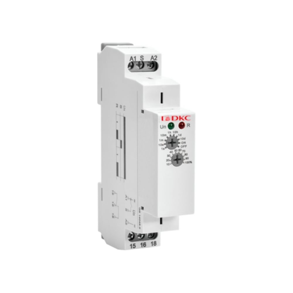 Изображение товара Реле времени DKC DRM-TB-1-240 на DIN-рейку задержка выключения 12-240В