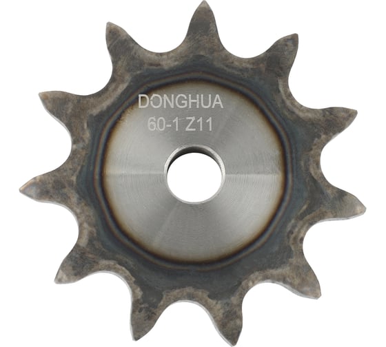 Изображение товара Звездочка со ступицей под расточку DONGHUA 12A-1 Z-11 с калеными зубьями для цепи с шагом 19,05мм (ПР-19,05-31,8 / 60-1 / 12А-1 / 12В-1) 60-1BH11 15099