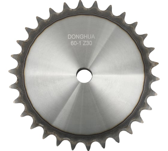 Изображение товара Звездочка со ступицей под расточку DONGHUA 12A-1 Z-30 с калеными зубьями для цепи с шагом 19,05мм (ПР-19,05-31,8 / 60-1 / 12А-1 / 12В-1) 60-1BH30 15101