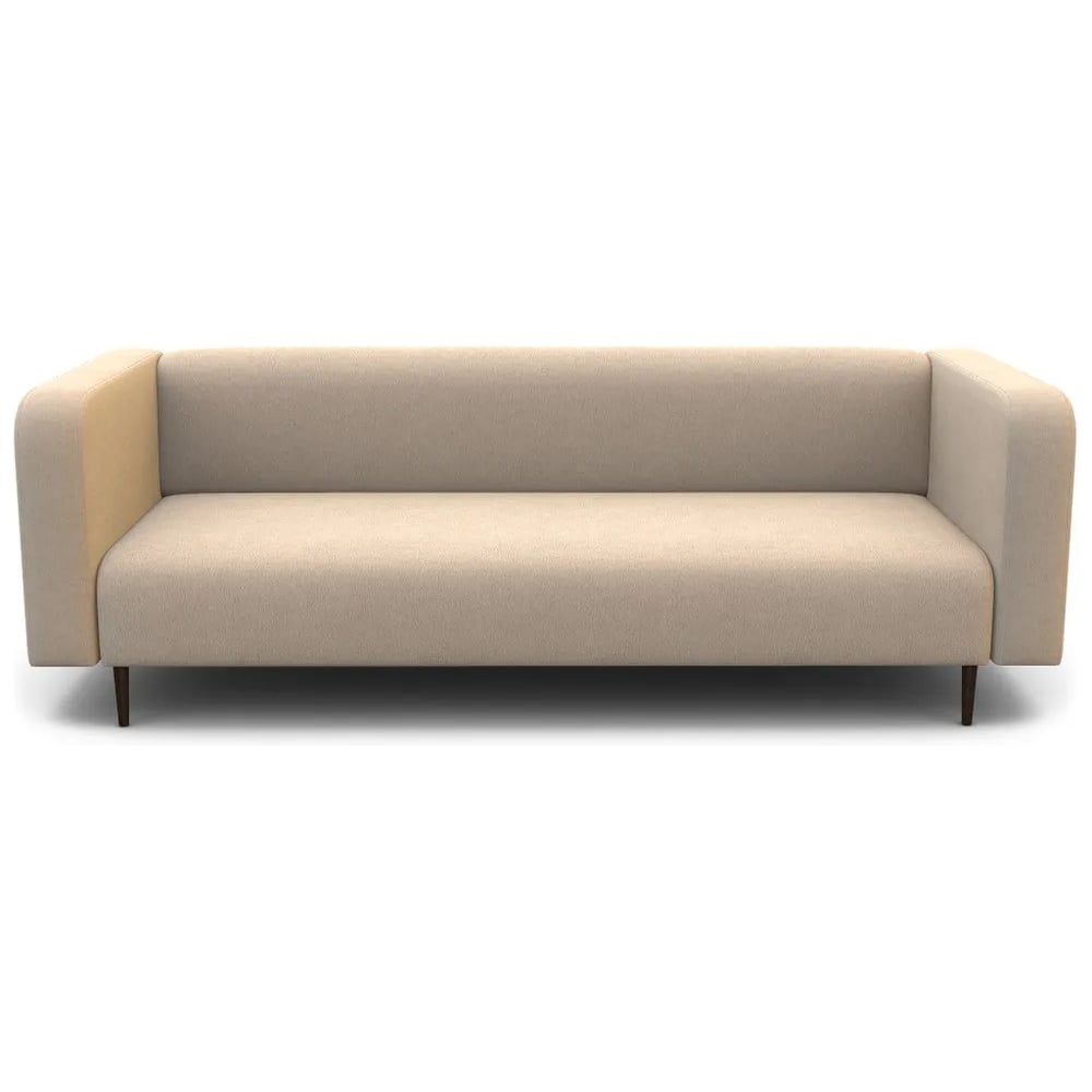 Изображение товара Офисный диван 3-х местный Шарм Акцент велюр бежевый