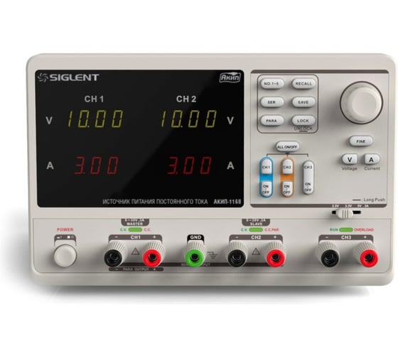 Изображение товара Источник питания постоянного тока АКИП АКИП-1168