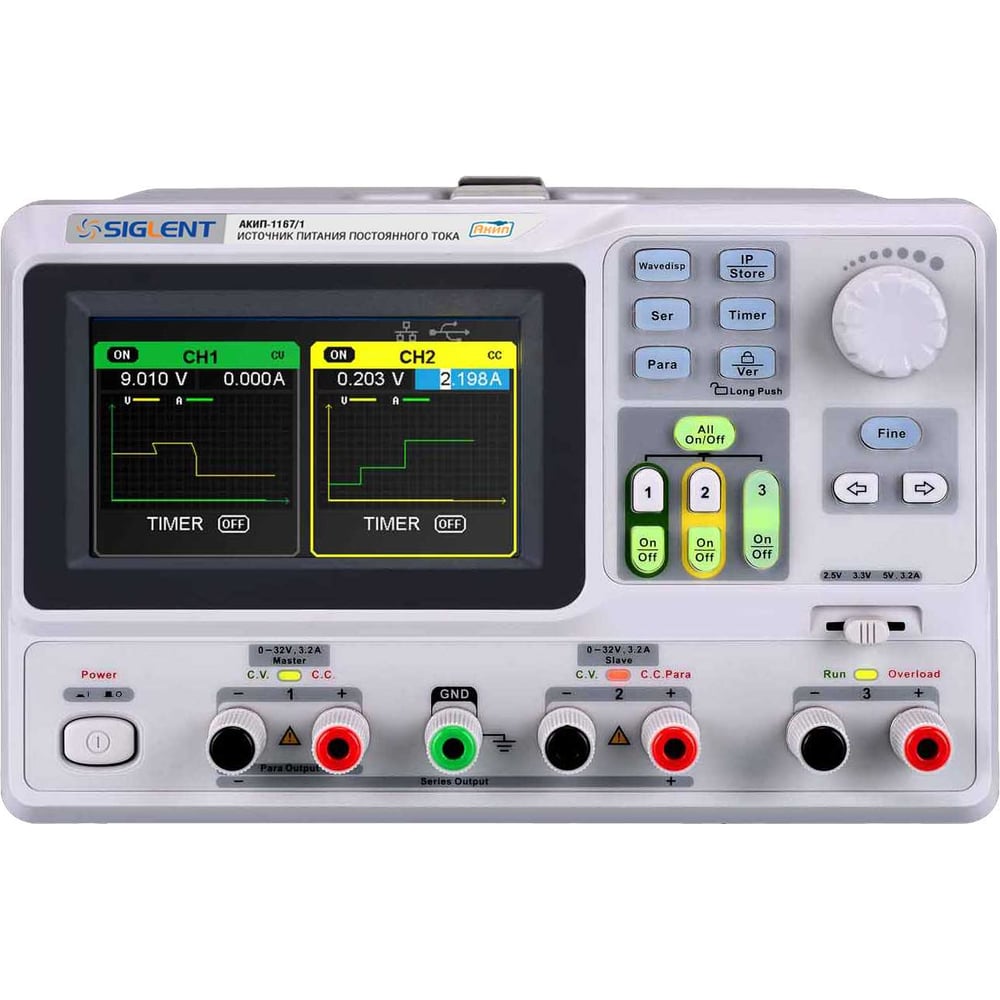 Изображение товара Источник питания АКИП-1167/1 постоянного тока для промышленных приложений