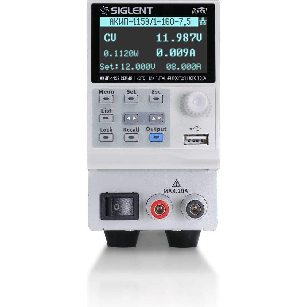 Изображение товара Источник питания постоянного тока АКИП АКИП-1159/1-160-7,5