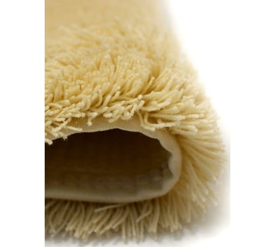 Изображение товара Коврик Bath Plus с вышивкой атлас 100х60 бежевый NH-HLFT21060/1