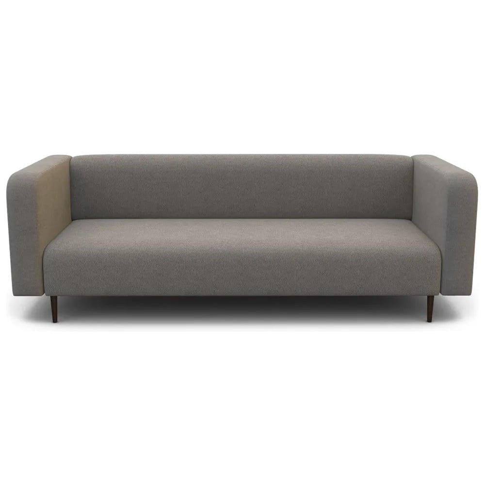 Изображение товара Диван офисный 3-х местный Шарм Акцент велюр серый