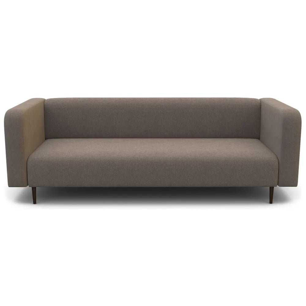 Изображение товара Офисный трехместный диван Шарм Акцент велюр светло-коричневый