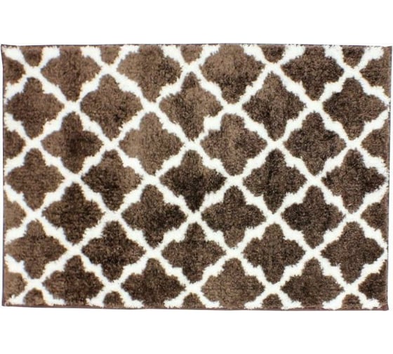 Изображение товара Коврик в ванну Bath Plus Венеция 60х90 п/э м/ф шоколад VHL926_6