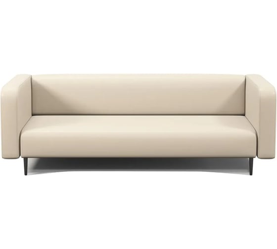 Изображение товара Диван офисный 3-х местный Шарм Акцент экокожа, бежевый 24062028304