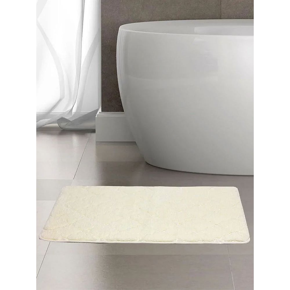 Изображение товара Коврик в ванну Bath Plus Лана 120х70 м/фибра белый