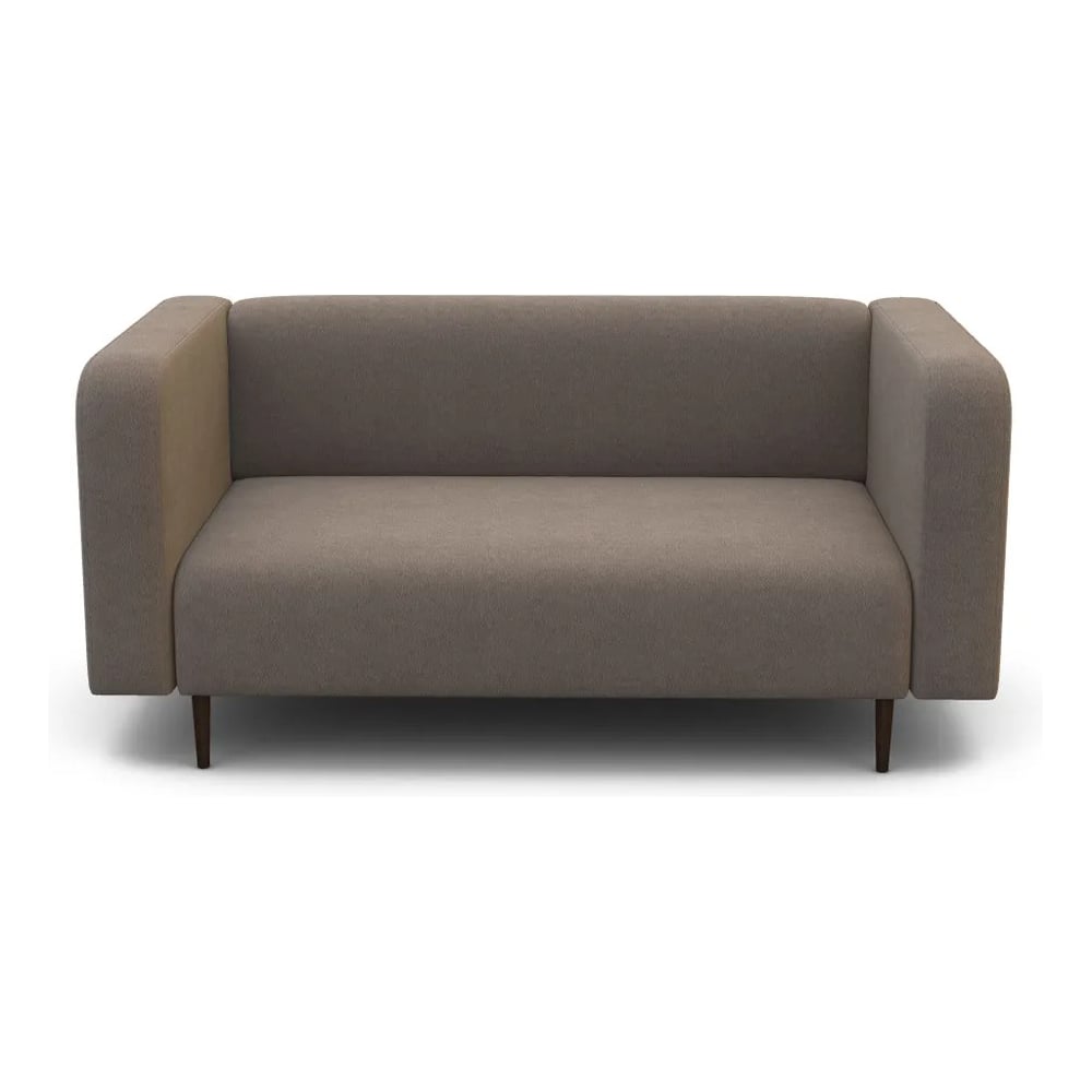 Изображение товара Офисный диван Шарм Акцент велюр светло-коричневый стиль лофт для дома и офиса