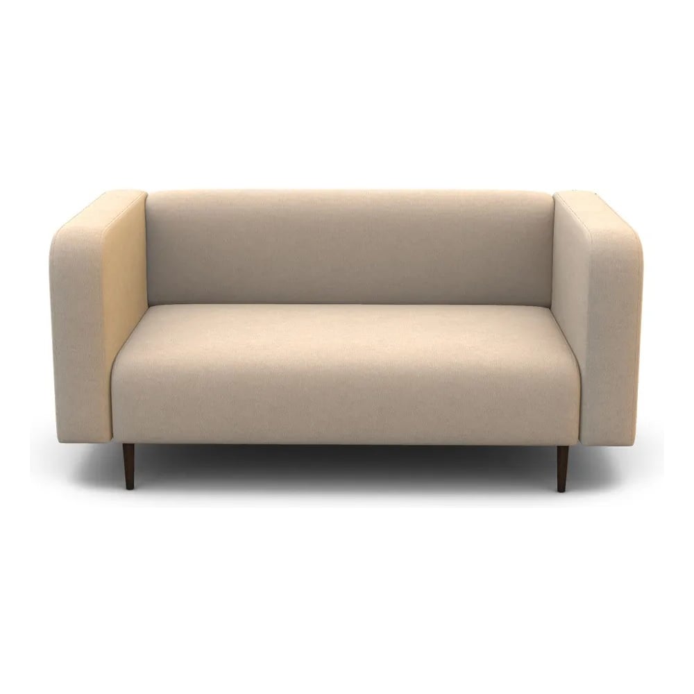 Изображение товара Офисный диван Шарм Акцент велюр бежевый прямой стиль лофт