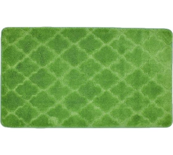 Изображение товара Коврик в ванну Bath Plus Лана 120х70 м/фибра зеленый GR217