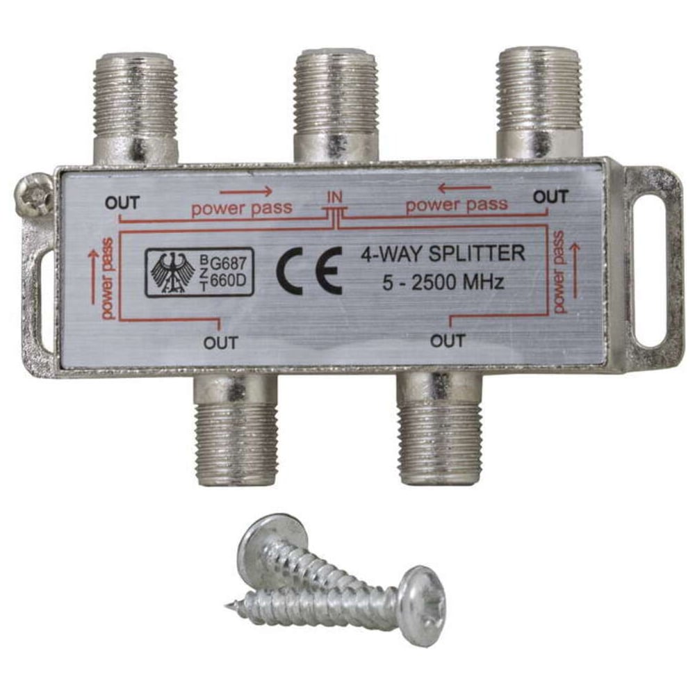 Изображение товара Антенный делитель RUICHI RSSAT408F 4 выхода для кабельных систем