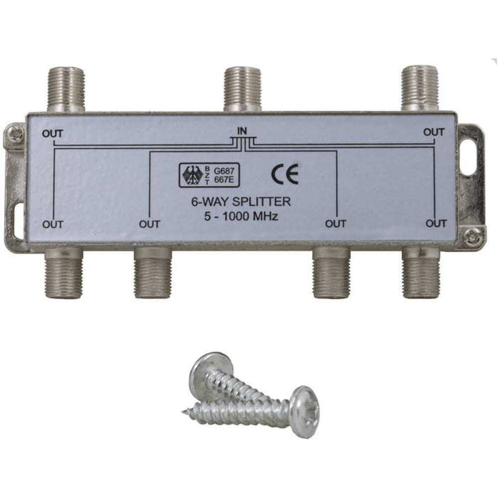 Изображение товара Антенный делитель RUICHI RSTV611F 6 выходов для антенны