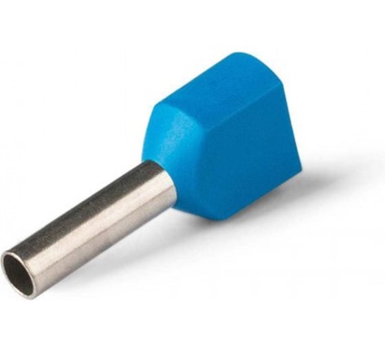 Изображение товара Кабельные втулочные наконечники двойные Доступная Автоматика 2.5мм2 гильза 10мм, упаковка 100шт TE2510.1