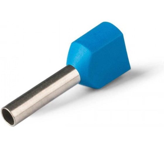 Изображение товара Кабельные втулочные наконечники двойные Доступная Автоматика 2.5мм2 гильза 12мм, упаковка 100шт TE2512.1