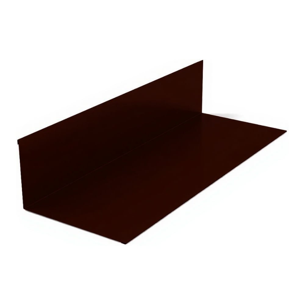 Изображение товара Планка примыкания верхняя МЕТАЛЛИК И КО 145x250x2000 - оцинкованная сталь RAL 8017