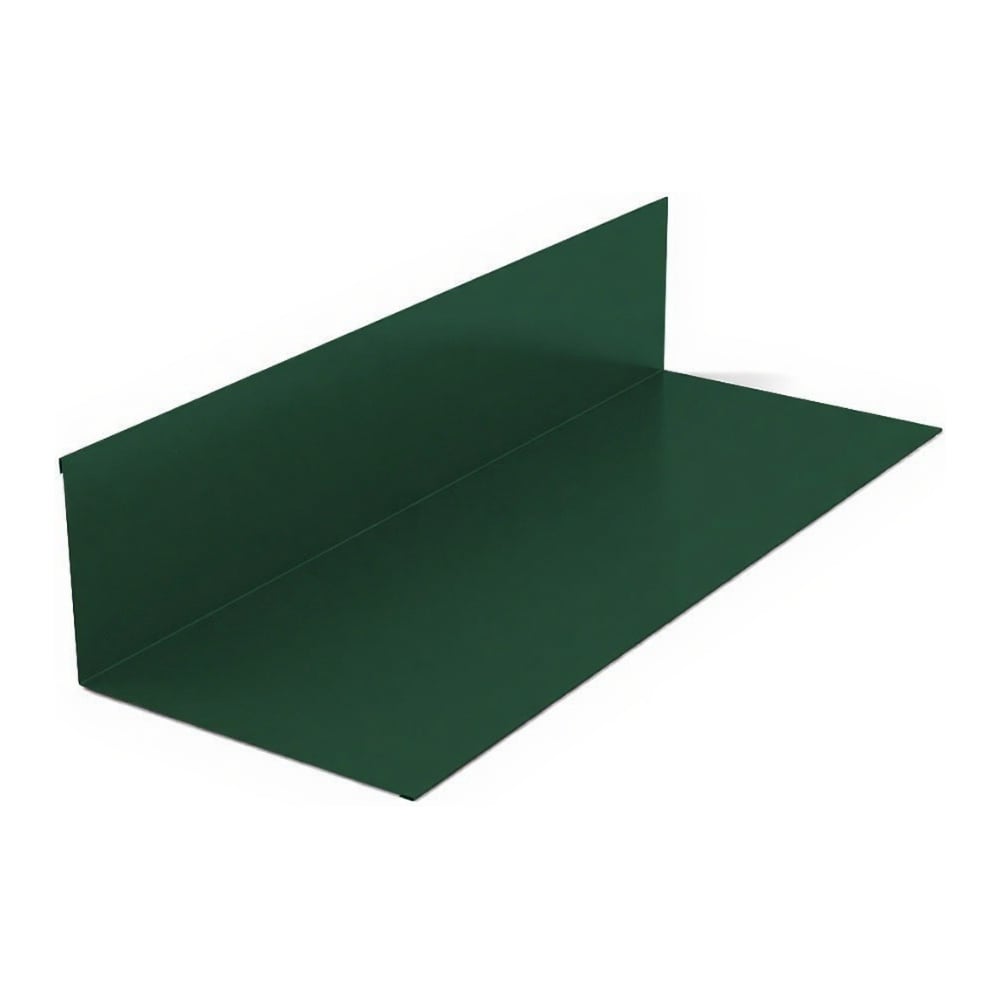 Изображение товара Планка примыкания верхняя МЕТАЛЛИК И КО 145x250x2000, оцинкованная сталь, RAL 6005