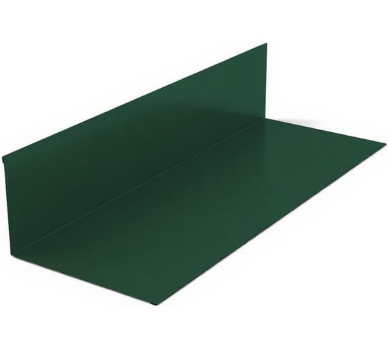 Изображение товара Планка примыкания верхняя МЕТАЛЛИК И КО 145x250x2000, Оц 0.40, RAL 6005, в пленке О0000052445