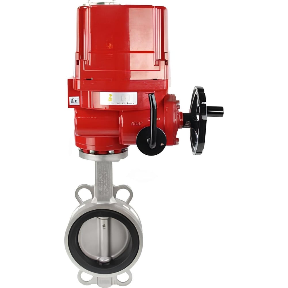 Изображение товара Затвор дисковый DN.ru 304-304-VITON-2W-Fb Ду50 Ру16 с электроприводом 380В