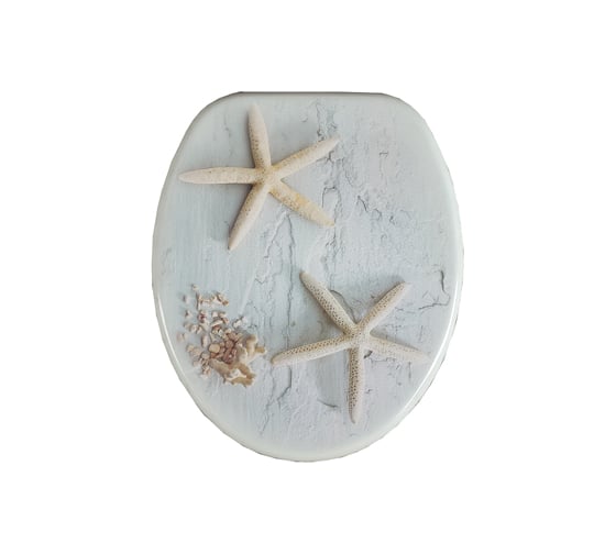 Изображение товара Сиденье для унитаза SANTRADE Морские звезды MDF001 0503