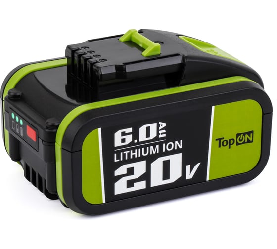 Изображение товара Аккумулятор TopOn 20V 6.0Ah (Li-ion) PN: WA3571 TOP-PTGD-WX-20-6.0