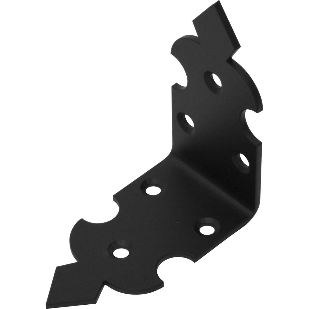 Изображение товара Крепежный уголок Готика 80x80x40 черный DOMART