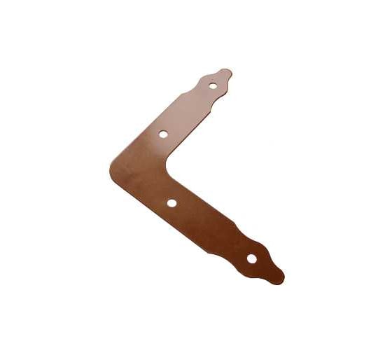 Изображение товара Уголок DOMART фигурный 250x250 коричневый металлик 4620007781670