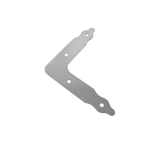 Изображение товара Уголок DOMART фигурный 250x250 серый металлик 4620007781717