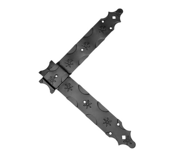 Изображение товара Уголок DOMART фигурный 300x300x50 /кованый/ черный серия Кострома 4660046006471