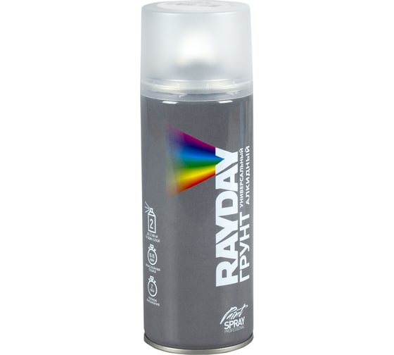 Изображение товара Аэрозольный алкидный грунт RAYDAY белый, 520 мл Rd-005 223152