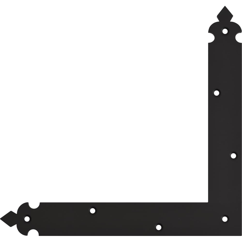 Изображение товара Уголок DOMART Готика 250x250x35 черный сталь 08КП