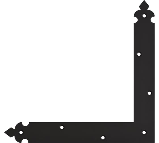 Изображение товара Уголок DOMART "Готика" 250x250x35 черный 4660046021573