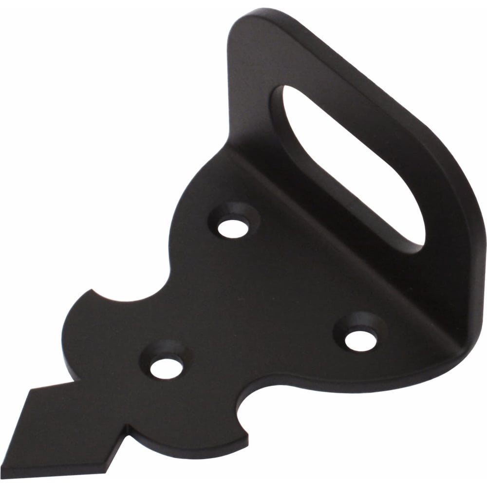 Изображение товара Проушина угловая DOMART Готика 75x40x60 черная для крепления