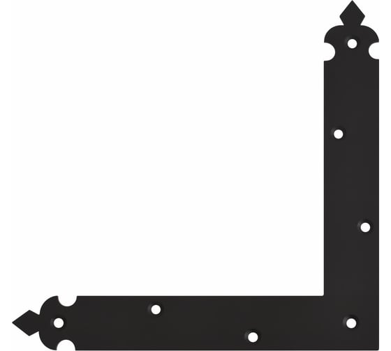 Изображение товара Уголок DOMART "Готика" 200x200x30 черный 4660046021559