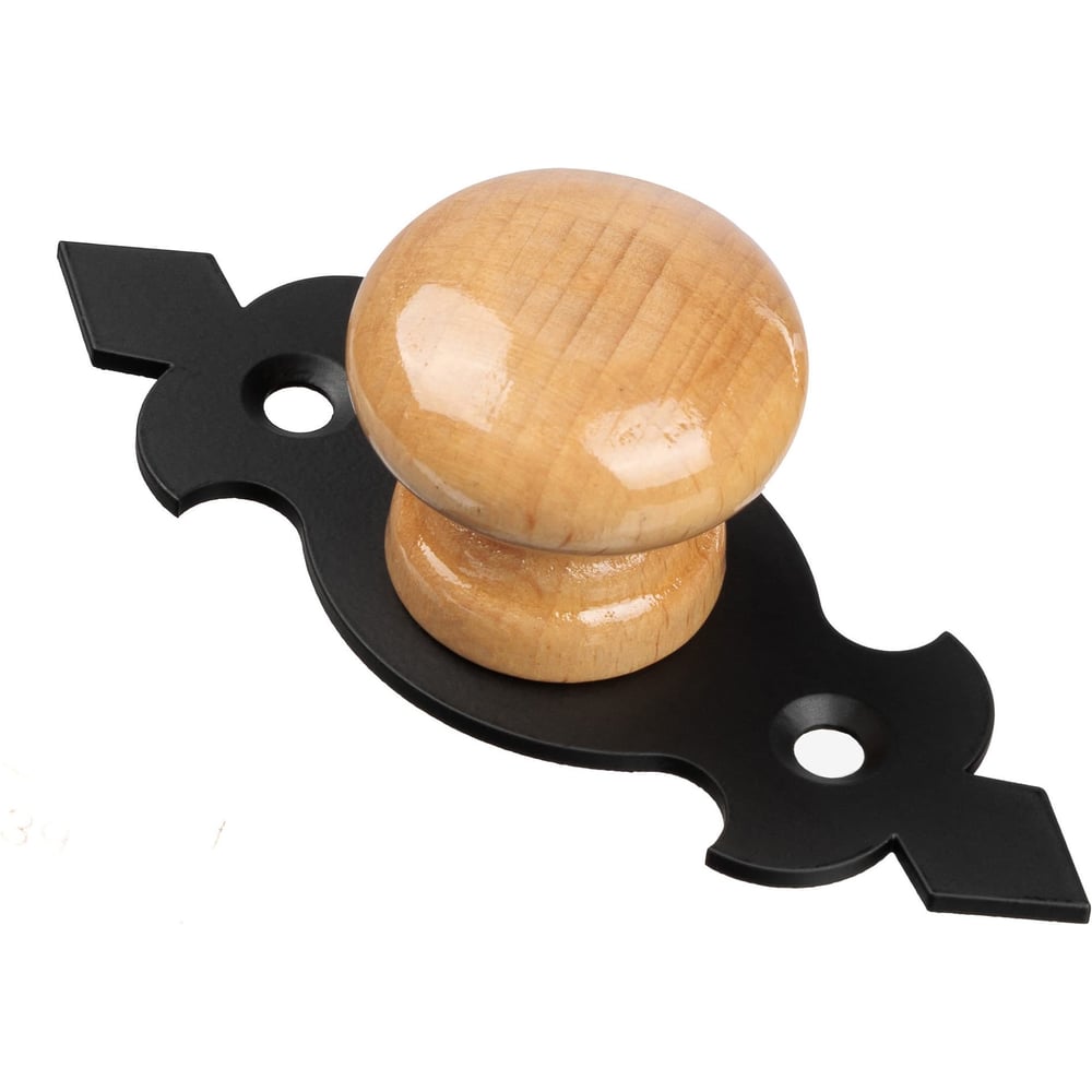 Изображение товара Ручка-кноб на планке DOMART "Готика" черный 4660046021931