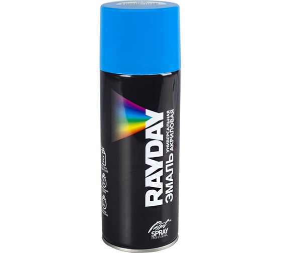 Изображение товара Акриловая аэрозольная краска RAYDAY Ral 5012 голубая, 520 мл Rd-060 223206