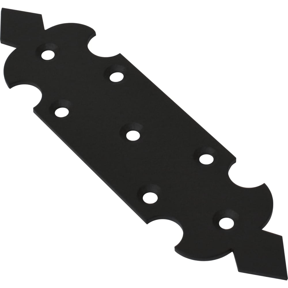 Изображение товара Пластина крепежная DOMART Готика 160x40 черная металлическая