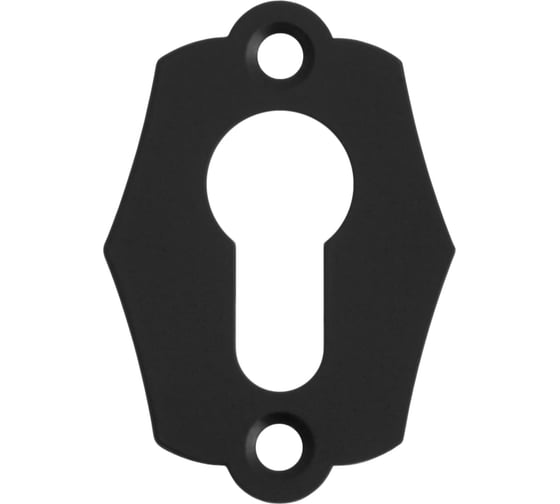 Изображение товара Накладка дверная DOMART под цилиндр замка "Готика" мод. 3 черный 4660046022051