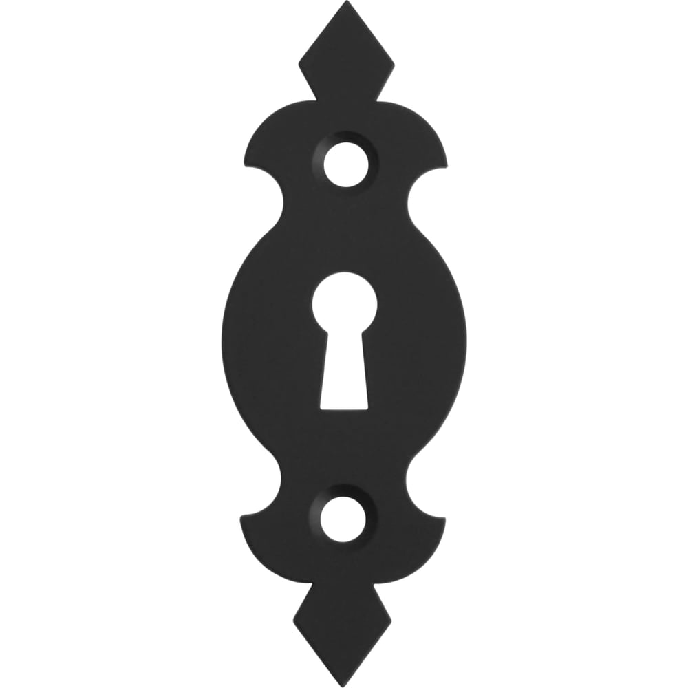 Изображение товара Накладка вертикальная DOMART Готика черный 85x30 мм для ключа