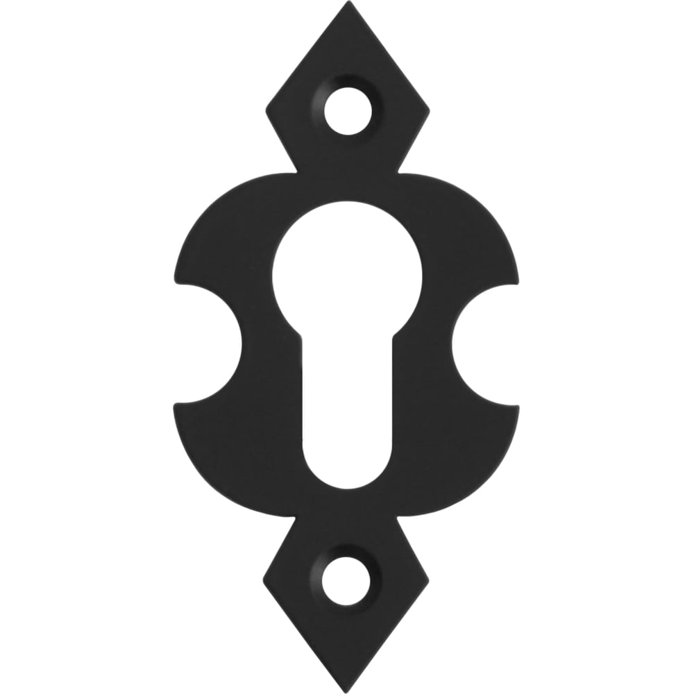 Изображение товара Накладка дверная DOMART под цилиндр замка Готика 1 черная