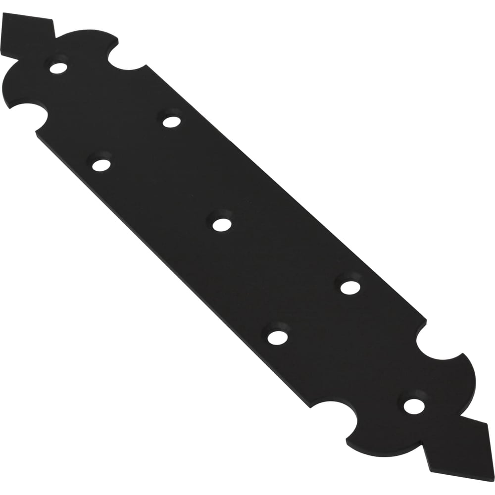 Изображение товара Пластина крепежная DOMART Готика 220x40 черная надежный монтажный элемент